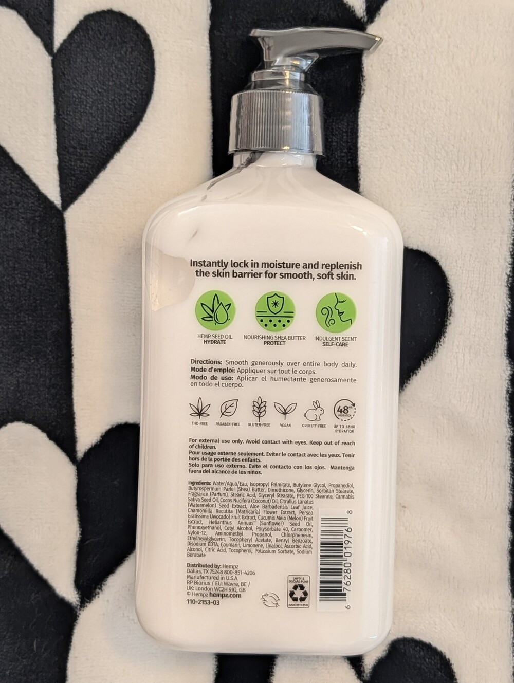 Hempz Fresh Coconut & Watermelon Herbal Body Moisturizer 17 fl oz Sealed - Picture 3 of 6